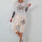 Sequin Shirt SOHO New York - silver-blue