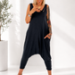 Jumpsuit mit Nieten - anthrazit