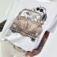 T-Shirt Car - white-beige