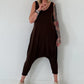 Jumpsuit mit Nieten - mokka