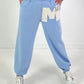 Broek model "Edition M" - lichtblauw
