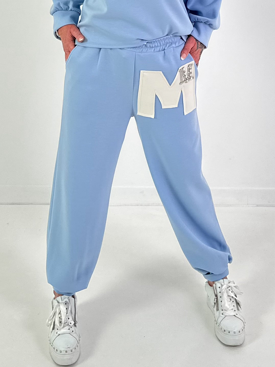 Broek model "Edition M" - lichtblauw