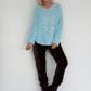 Weicher Pullover My Angel - hellblau
