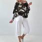 Sweatshirt model "Lace Whisper" - beige