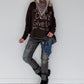 Sweater Dont Give Up - mokka
