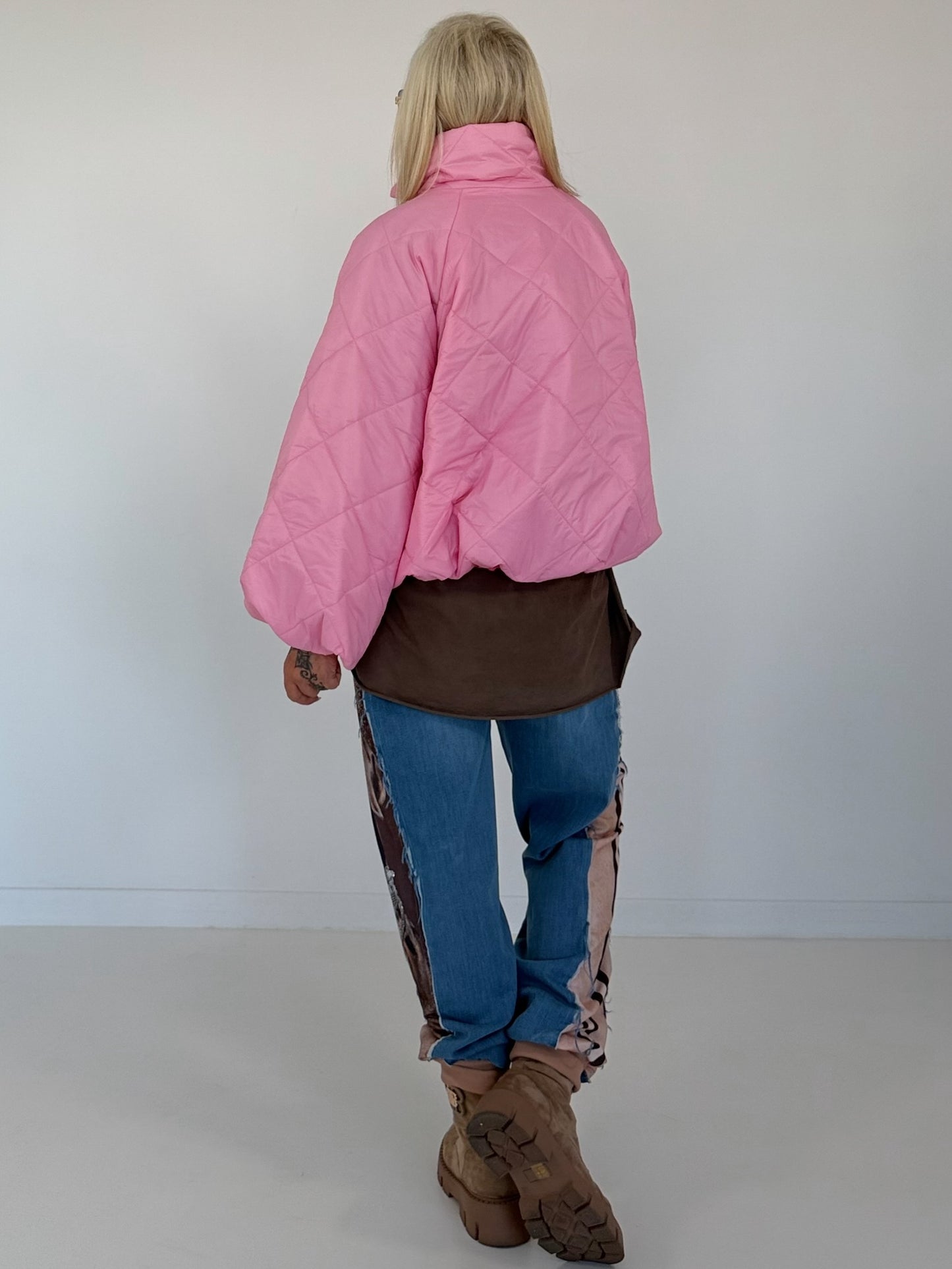 Jacke mit Puffärmelchen - rosa