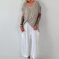 Fine knit shirt Mouse - beige