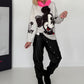 Hoodie mit Comic-Print - mehrfarbig