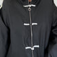 Bomberjacke in Lederoptik - schwarz
