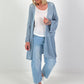 Crochet Jacket with Lurex - light blue