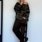 Sweater im Camouflage-Look - oliv-mokka-mehrfarbig