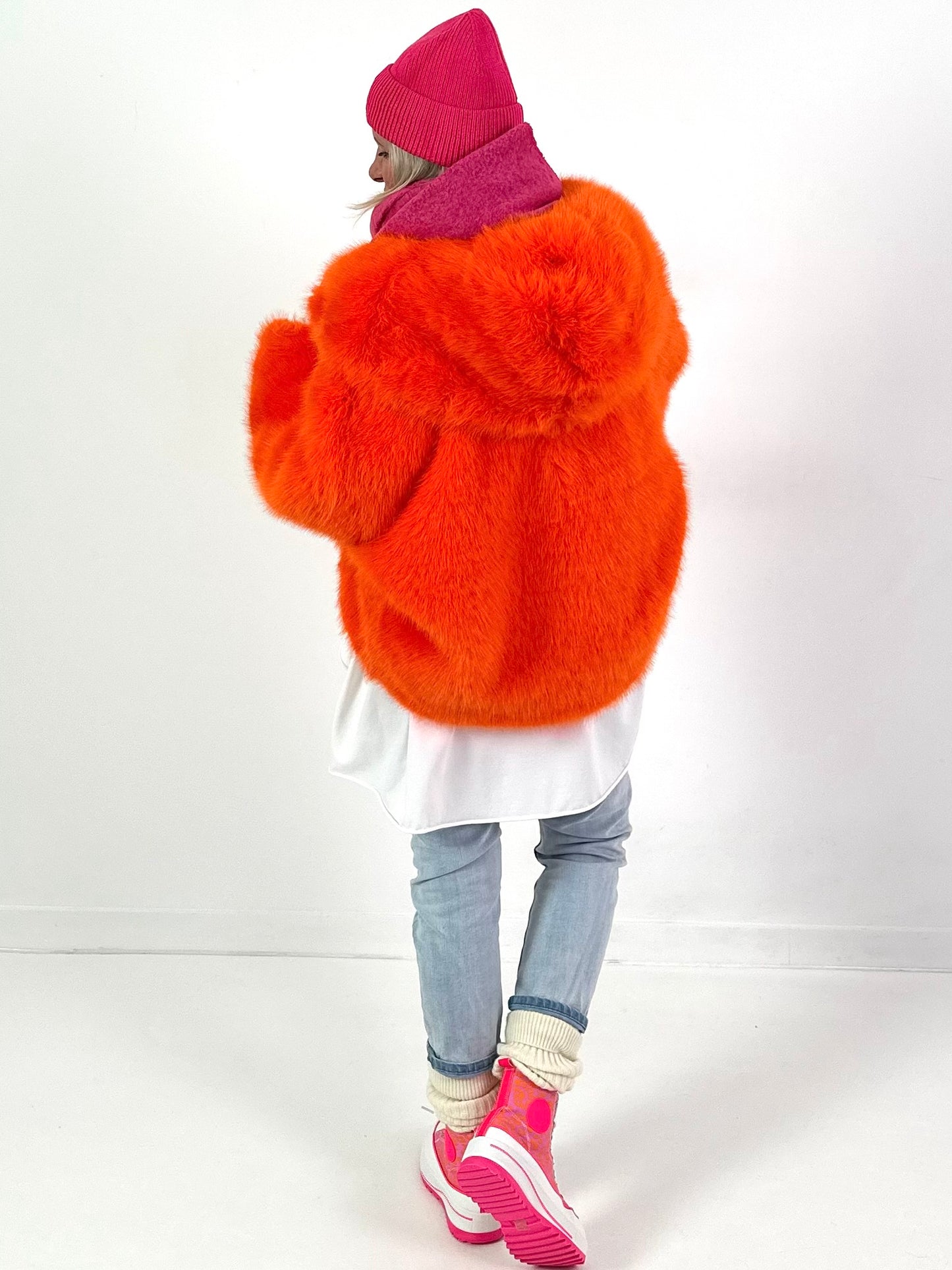 Bontjas model "Cloud 9" - oranje