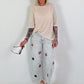 T-shirt with half sleeves - beige