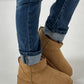 Cozy low boot model "Cloudie" - camel