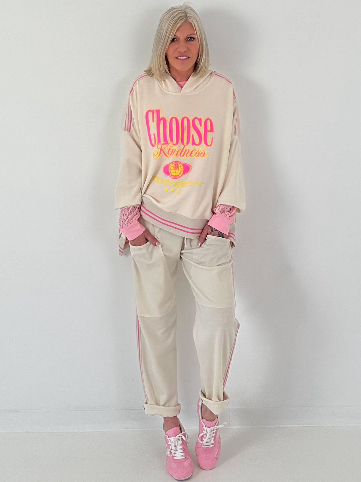 Oversized Hoodie Choose - beige