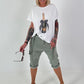 T-Shirt Champagne - weiss