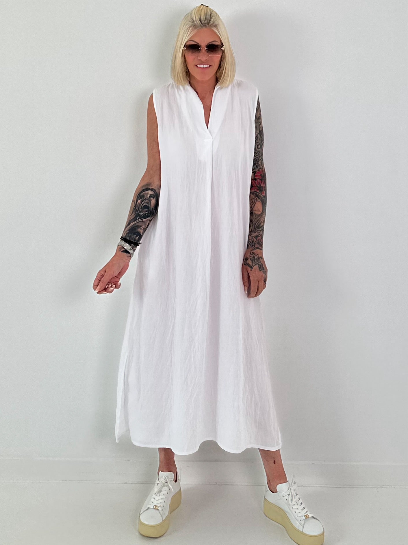 Luftiges Kleid - weiss