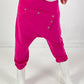 Baggy Hose Modell "Button-Belt" - pink