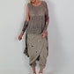 Stylische Hose im Knit-Look - taupe