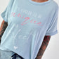 T-Shirt Unique - hellblau