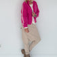 Jacke mit Streifen-Details - pink ( lieferbar ab ca. 01.09.26)