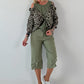 Tunika mit integrierten Top - Leo khaki