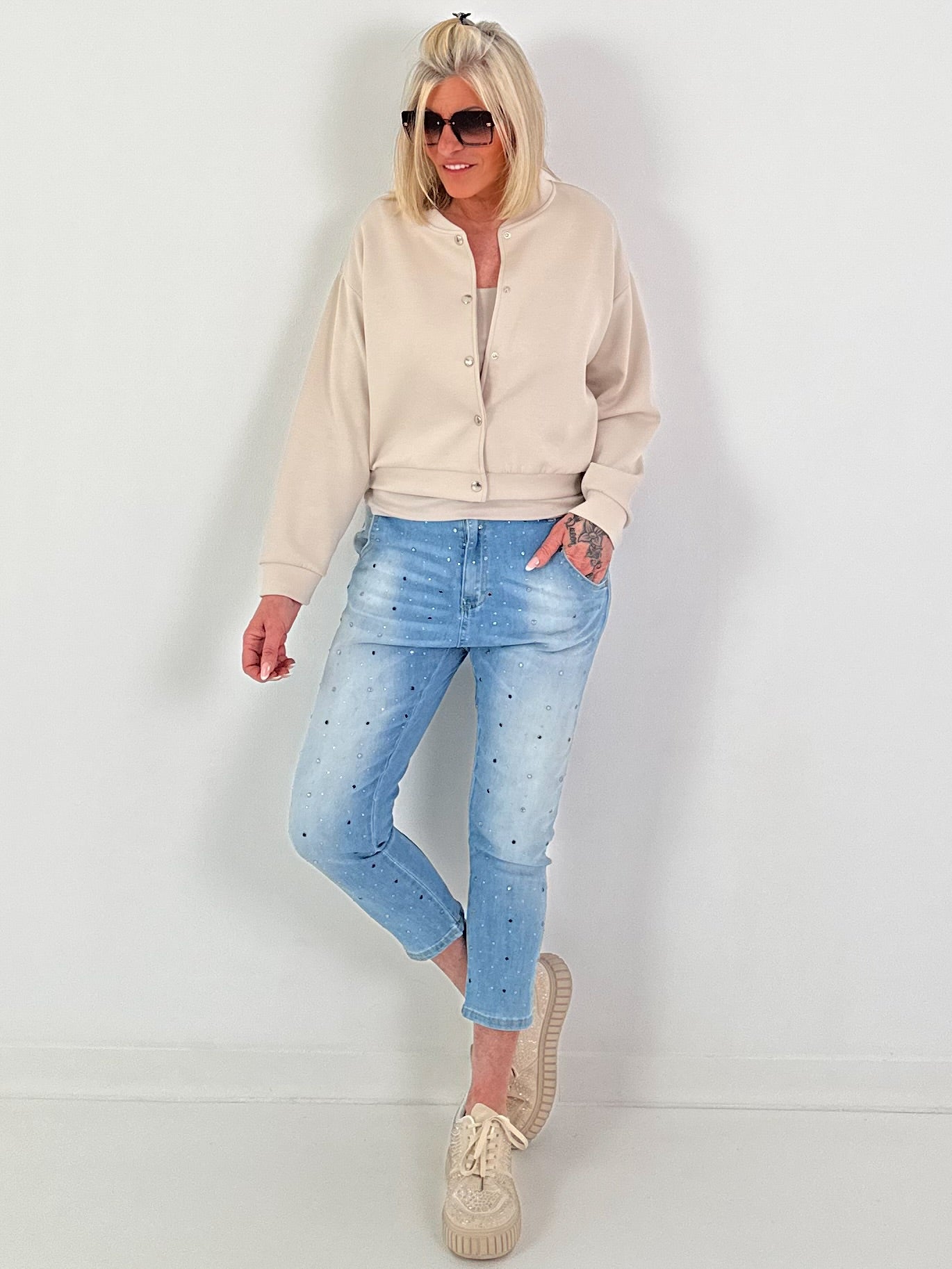 College Jacket - beige