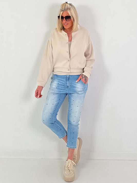 College Jacke - beige