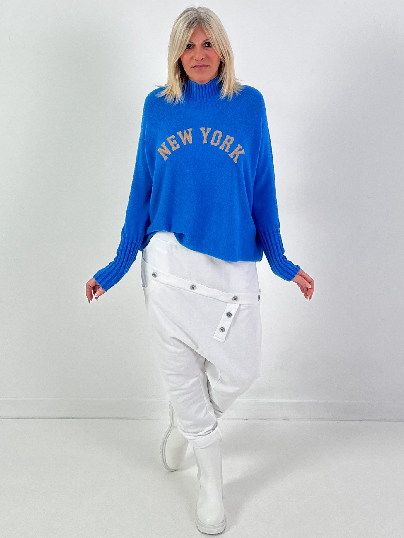 Pullover Modell "City Spirit" - blau