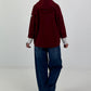 Light jacket with hood - bordeaux