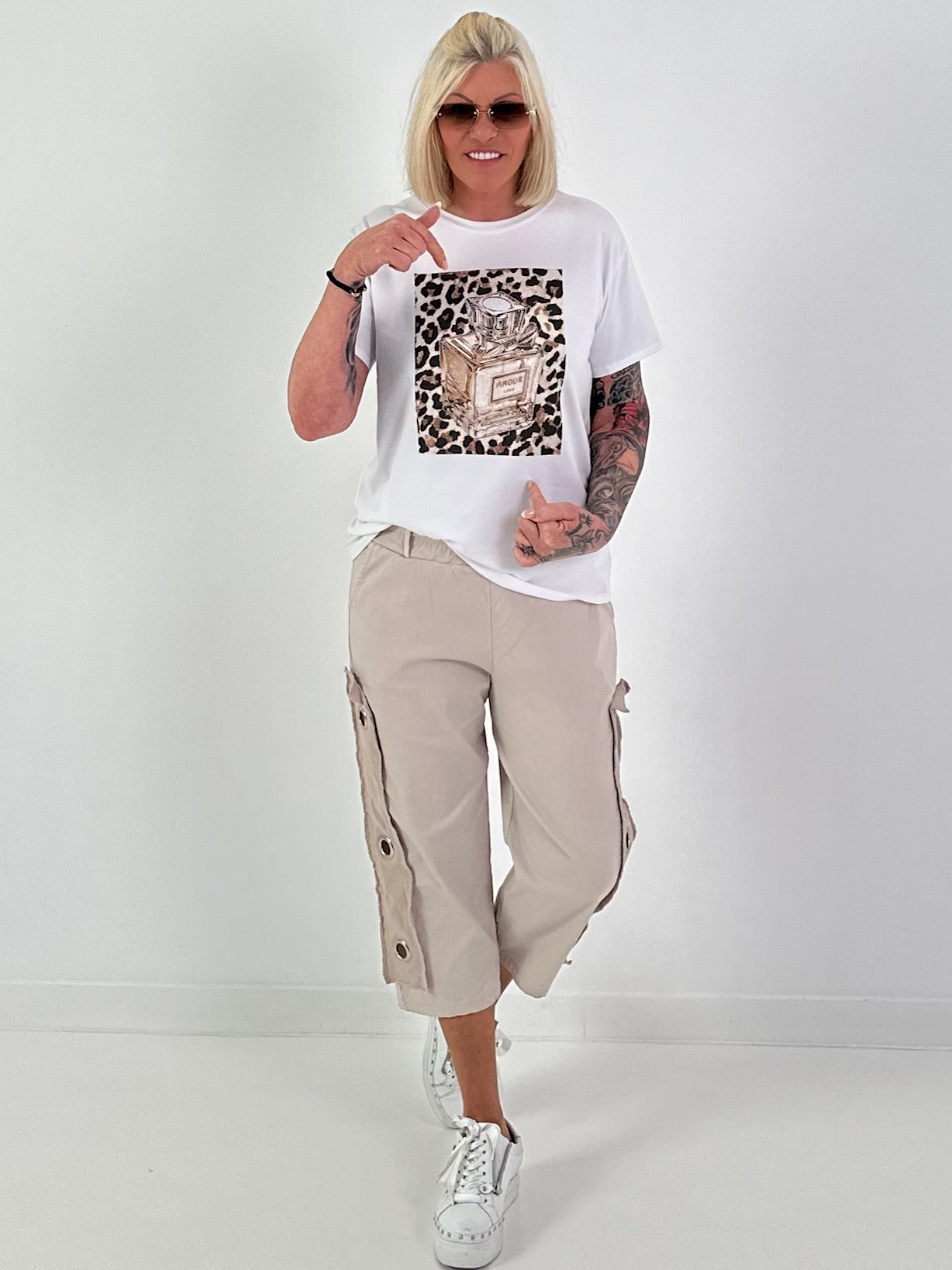 T-Shirt Perfume - white-beige