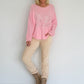 Weicher Pullover My Angel - rosa