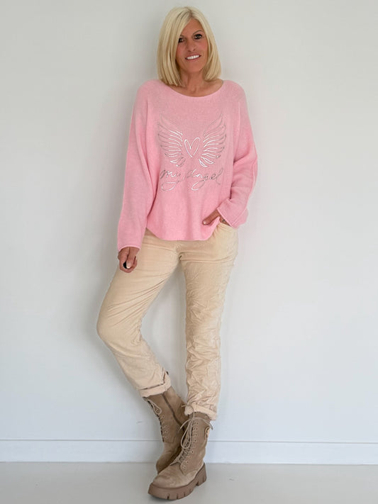 Soft Sweater My Angel - Pink