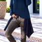 Waist Wrap in Wildlederoptik - marine