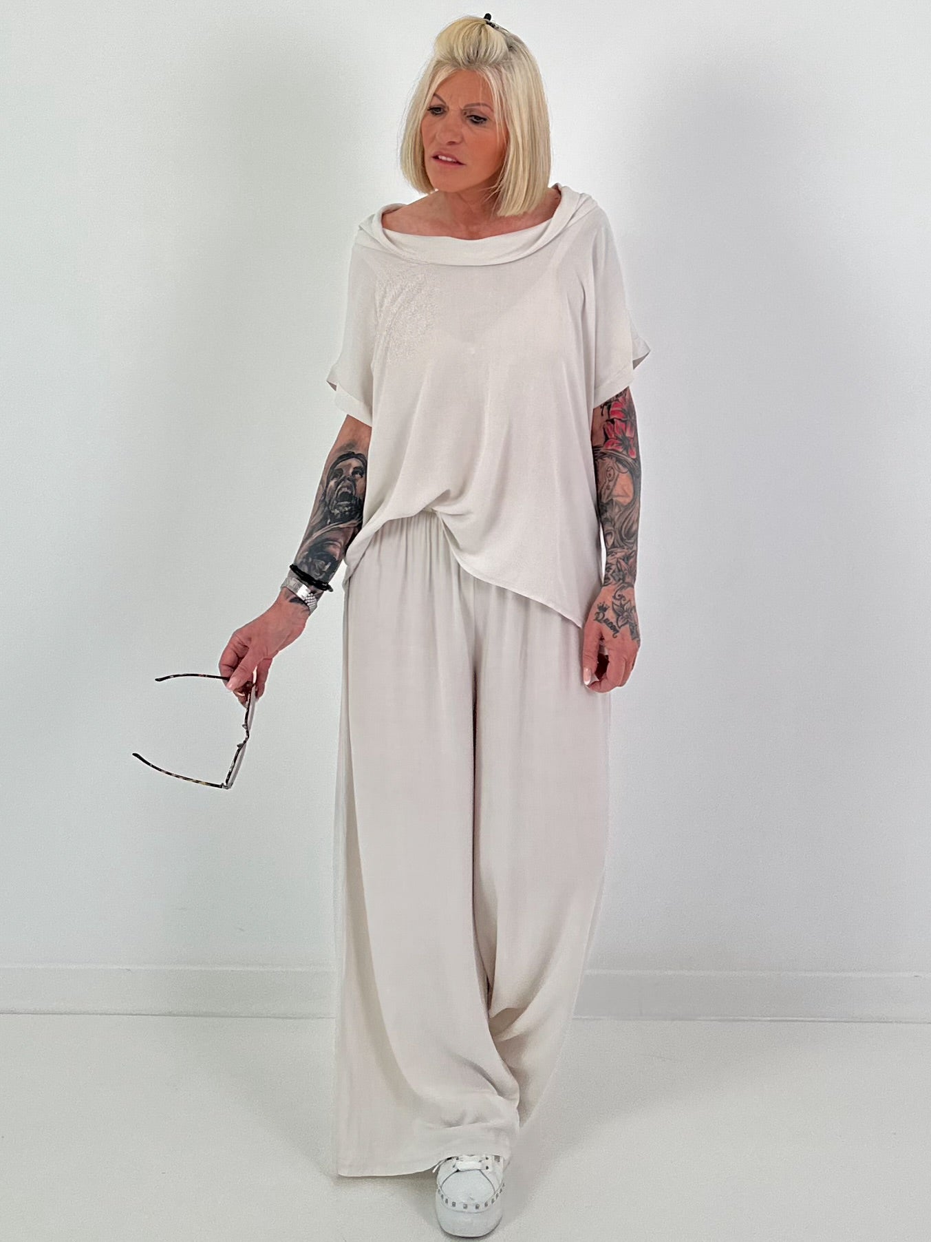 Leichter Zweiteiler - beige