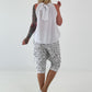Neckholder Top -weiss