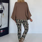 Sweater mit raffinierten Turn-Up-Ärmeln - taupe