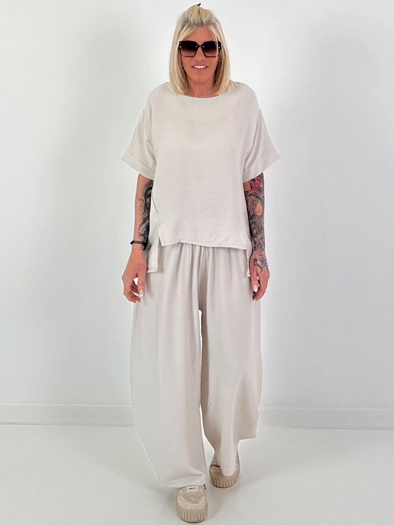 Light two-piece set - beige
