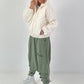 Bomberjacke mit Kapuze - creme