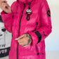 Cuel down coat - pink