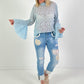 Lace tunic model "Graceful Spirit" - light blue