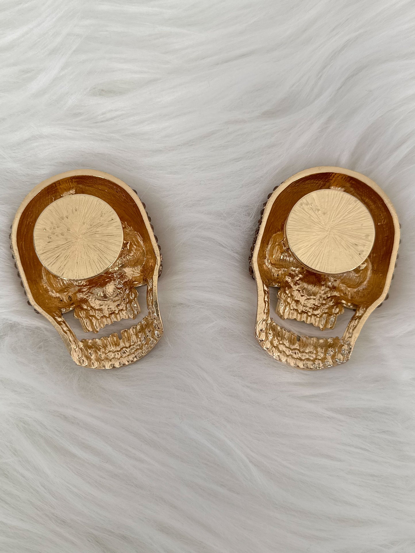 Magnetische broche "Schedel" - goud