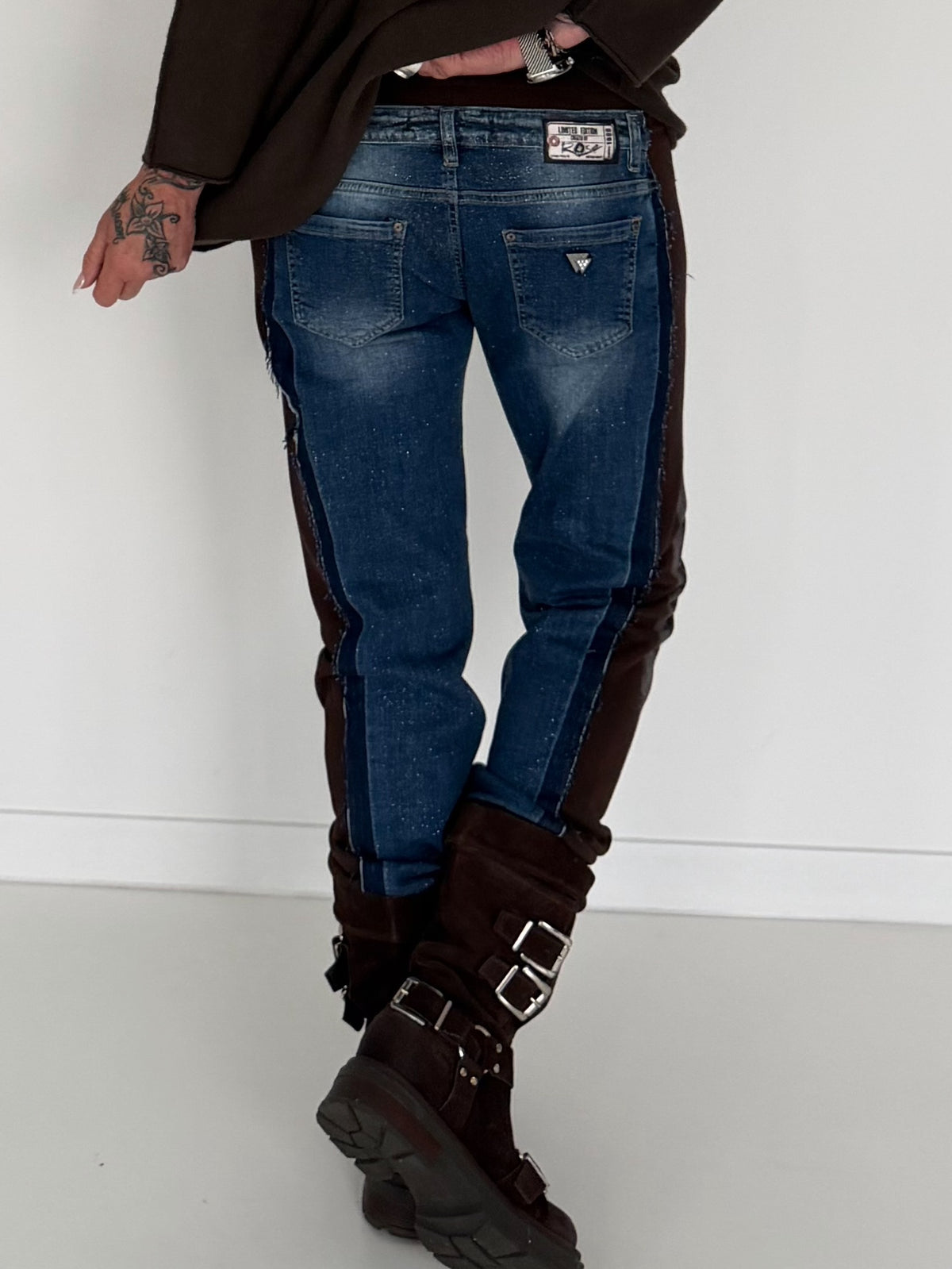 Jogg-Jeans Woman - denim-mokka