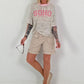Sequin Shirt Soho - silver-pink