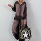 Lässiges Sweatshirt im Used-Look - mokka