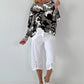 Sweatshirt model "Lace Whisper" - beige