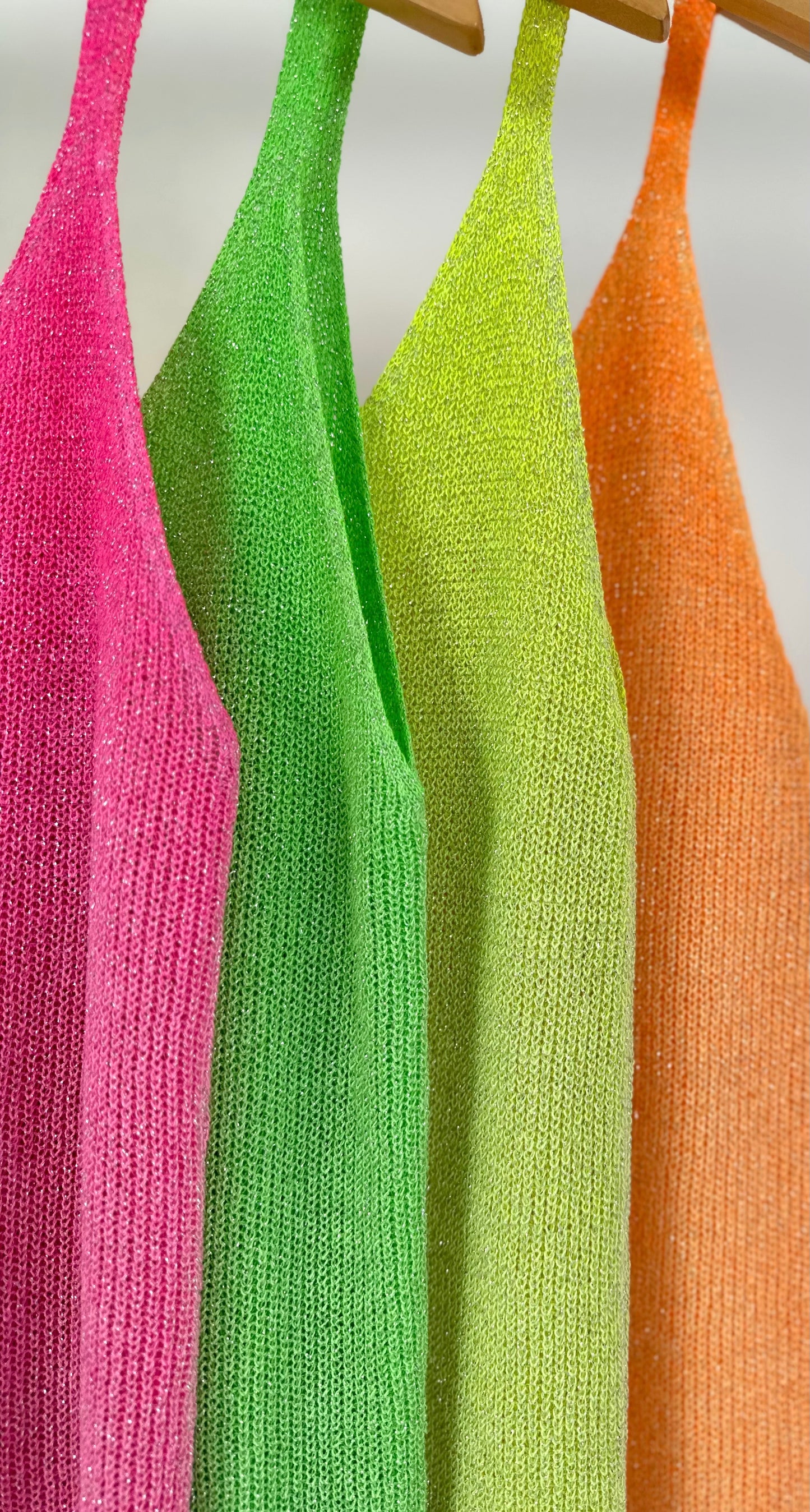 Edles Neon Stricktop mit Lurex - 4 Farben