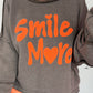 Sweater Smile More - mokka