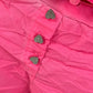 Boyfriend Hose mit Herzknöpfen - neonpink