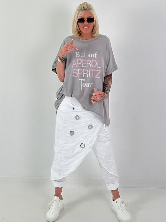 Oversized T-Shirt on Tour - grau